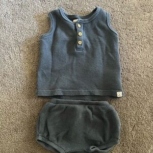 Carters Sleeveless Top and Shorts Set - Blue